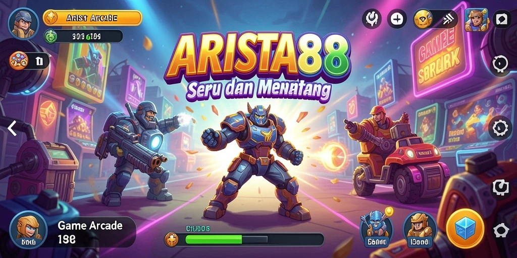 Tampilan gameplay <strong>ARISTA88</strong> yang seru dan menantang.