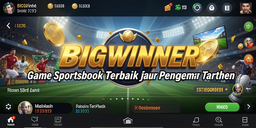 Screenshot gameplay Sportsbook BIGWINNER yang seru dan menarik.