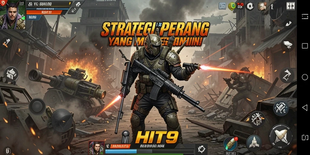 Tampilan gameplay HIT9 yang penuh aksi dan strategi.