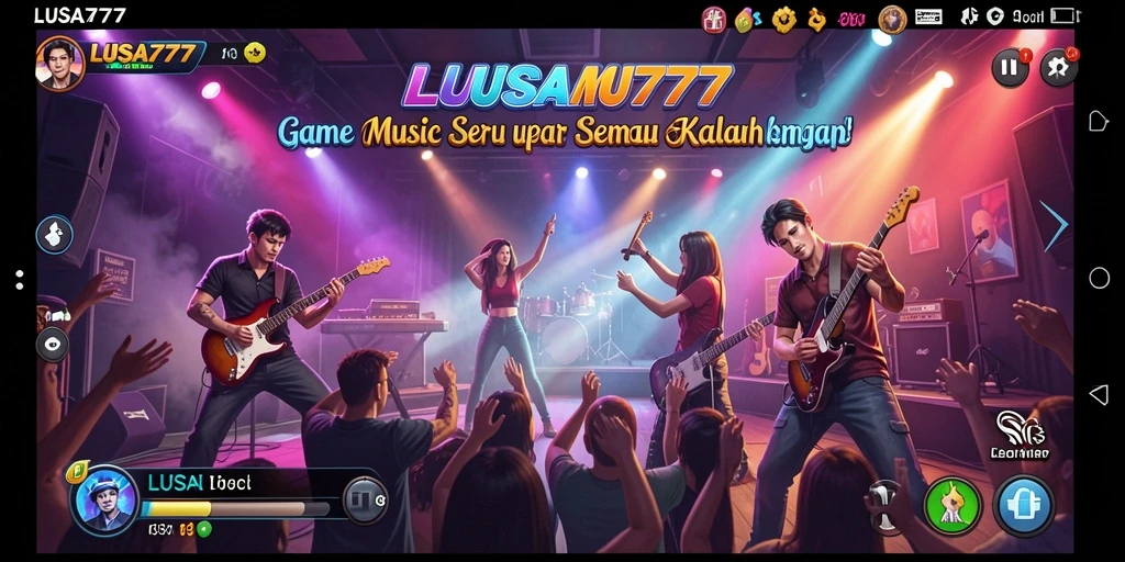 Tampilan gameplay seru dalam LUSA777 yang penuh warna.