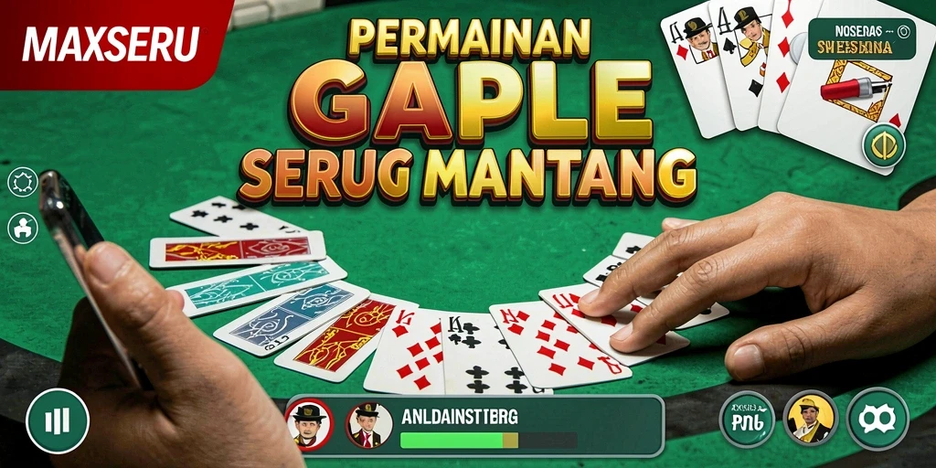 Tampilan gameplay seru dalam MAXSERU yang penuh strategi.