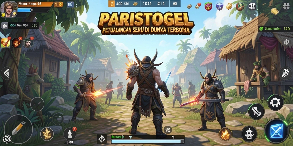 Tampilan gameplay PARISTOGEL yang menarik dan interaktif.