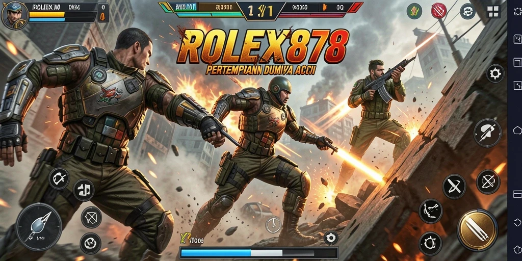 Tampilan luar biasa dari gameplay Action di ROLEX878.