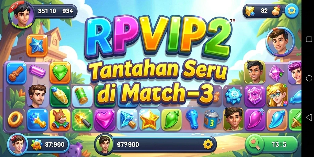Screenshot utama RPVIP2 menampilkan gameplay seru dan grafis menarik.