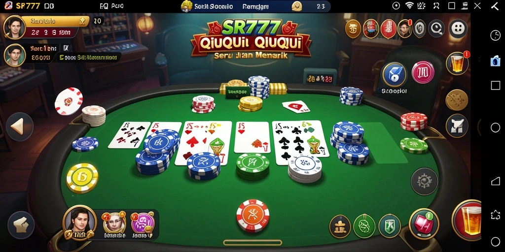 Tampilan gameplay QiuQiu yang seru dan menarik di SR777.