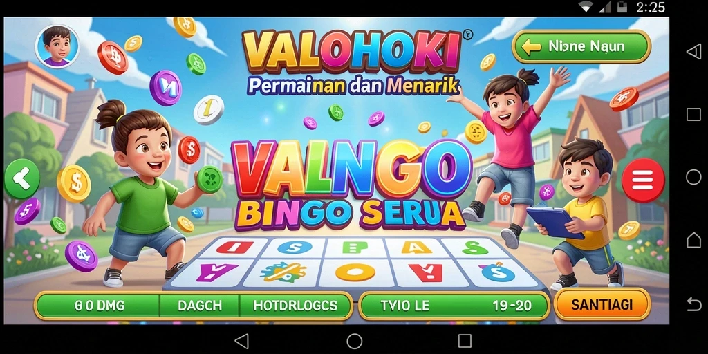 Tampilan menarik dari gameplay Bingo yang seru.