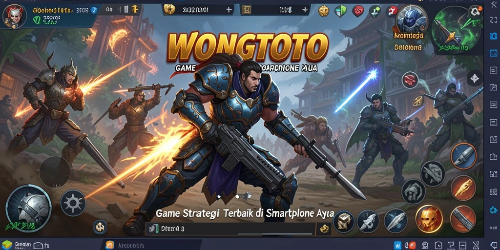 Tangkapan layar gameplay <strong>WONGTOTO</strong> yang menunjukkan strategi dan manajemen kerajaan.