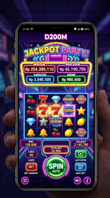 Fitur kategori aplikasi di d200m yang memudahkan penelusuran.